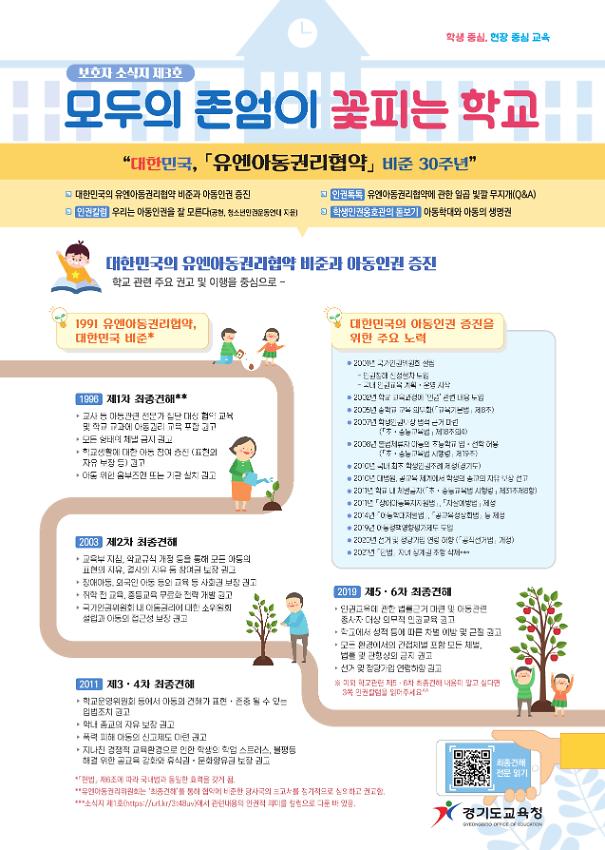 모두의 존엄이 꽃피는 학교 보호자 소식지 제3호