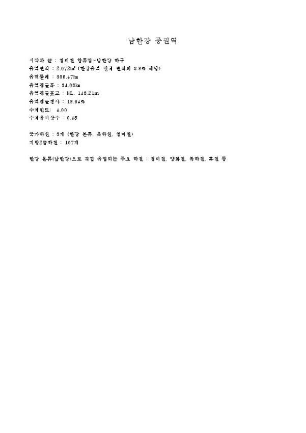 남한강 중권역
