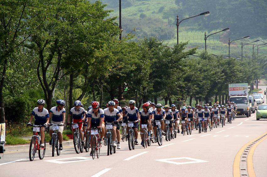 2005 한국YMCA 청소년 통일자전거 평화종주단 '통일은 자전거를 타고 옵니다' 사진