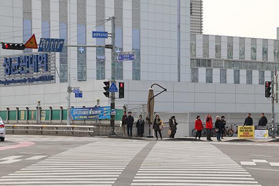 세월호 성대역 피켓팅팀, 새해 첫 집중 피켓팅